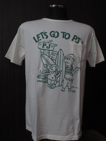 イエロー　”LET’S GO TO PJ’s”　Tシャツ
