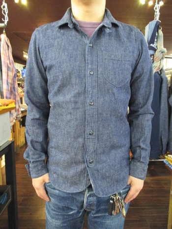 ダリーズ　Calico shirt　インディゴ（デニム）