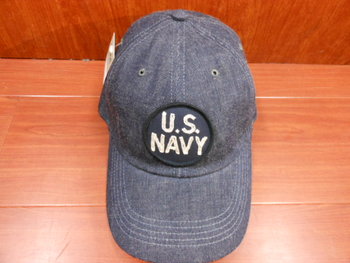 ウエス　デニムキャップ　US　NAVY