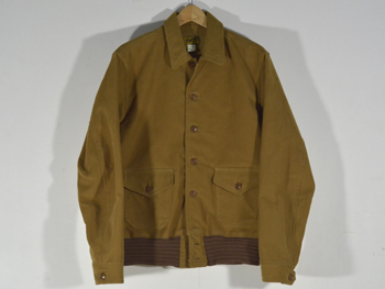 REAL McCOYS MJ17041 モールスキンスポーツジャケット ブラウン