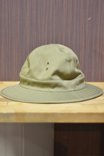 REAL McCOYS MA17003 ARMY HAT BUCKET HAT グリーン