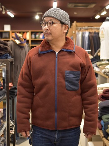 リアルマッコイズ OUTDOOR ACRYLIC PILE CARDIGAN 暖かいぞ!!