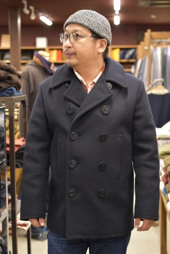 バズリクソンズ BR11554  PEA-COAT  ネイビー