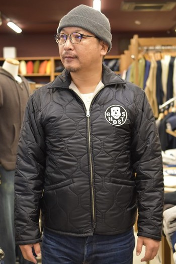 クッシュマン　ソフトナイロンキルティングジャケット　入荷です