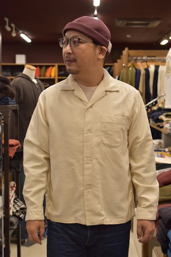 コリンボ　Ridge Liner Shirt 　コットンスウェード　ご紹介