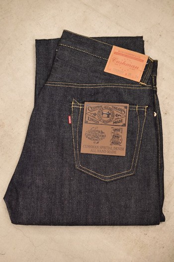 クッシュマン　大戦モデル　22501XX 13.5oz DENIM WW2 MODEL 　35インチ入荷です