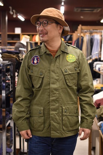 バズリクソンズ　COAT MAN’S COMBAT　カスタム入荷です