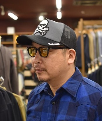 リアルマッコイズ　BUCOメッシュキャップ　MESH CAP / SKULL PISTON
