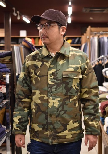 リアルマッコイズ　A-2 DECK JACKET / WOODLAND CAMOUFLAGE　入荷です