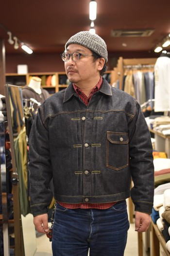 リアルマッコイズ  デニムジャケット　001XXJ EARLY MODEL BLANKET LINING