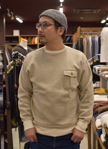 リアルマッコイズ　MILITARY POCKET SWEATSHIRT　ご紹介