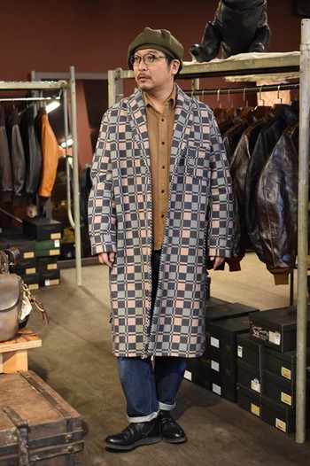 リアルマッコイズ　MS20104 8HU HORSE BLANKET FLANNEL ROBE 　
