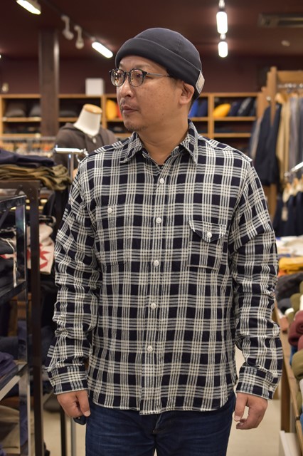 ジェラード　SMOKER　SHIRTS　インディゴチェック　ご紹介