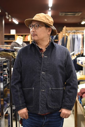 コリンボ　S.R.GARRISON DENIM WORK COAT  改めてのご紹介