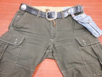キャンバスバック　MID LAND PANTS SATIN　穿きこみ