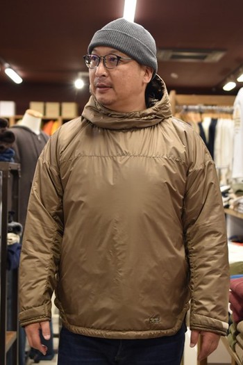 コリンボ　ZW-0125 Aldershot PCS-Hoobie 　着てみる