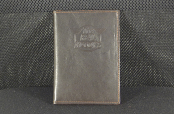 REAL McCOYS MW15200 HORSEHIDE PASSPORT CASE シールブラウン
