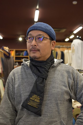 アイアンハート　プリマロフト(R)キルティングマフラー　　入荷です