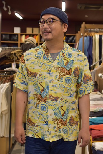 リアルマッコイズ　アロハシャツ　RAYON HAWAIIAN SHIRT FLYING TIGERS　ご紹介