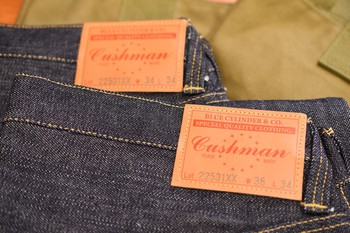 クッシュマン　大戦モデル　22501XX 13.5oz DENIM WW2 MODEL
